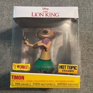 Timon hot topic, exclusive figurine, and it wobbles